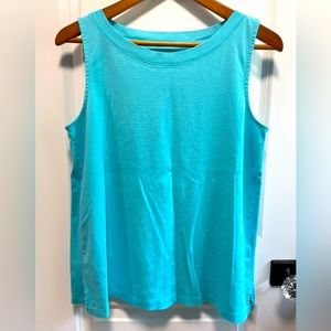 J Jill Perfect Pima Sleeveless Tee Size M